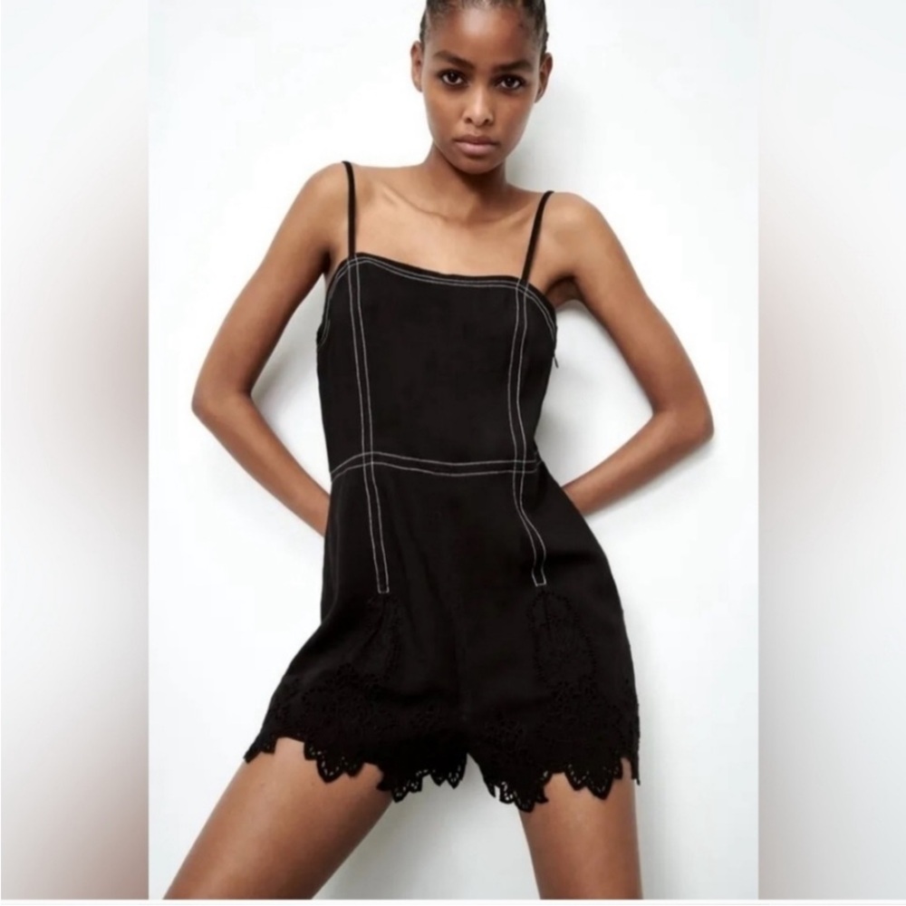 NWT ZARA linen romper